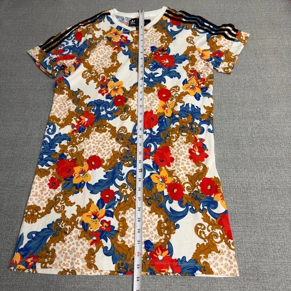 Adidas Originals Her Studio London Floral Baroque T-Shirt Dress - Picture 10 of 11